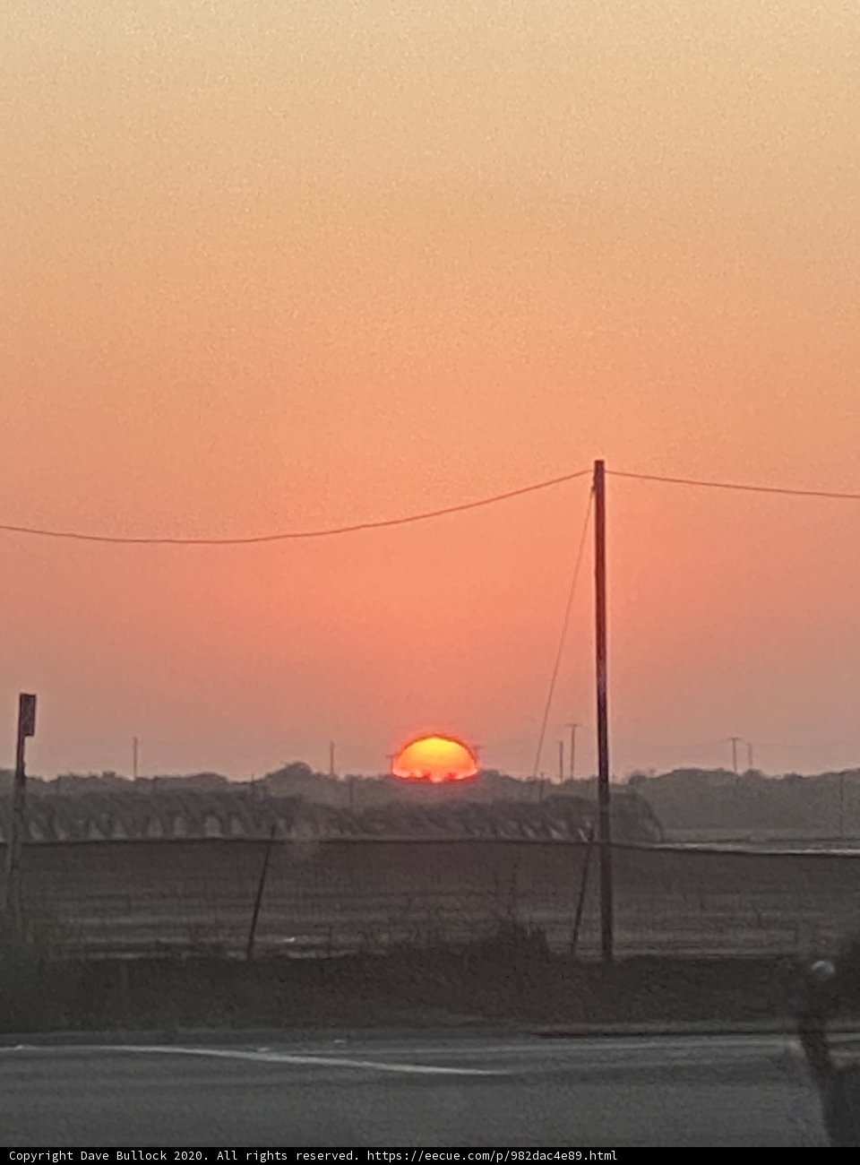 Power Lines at Sunset