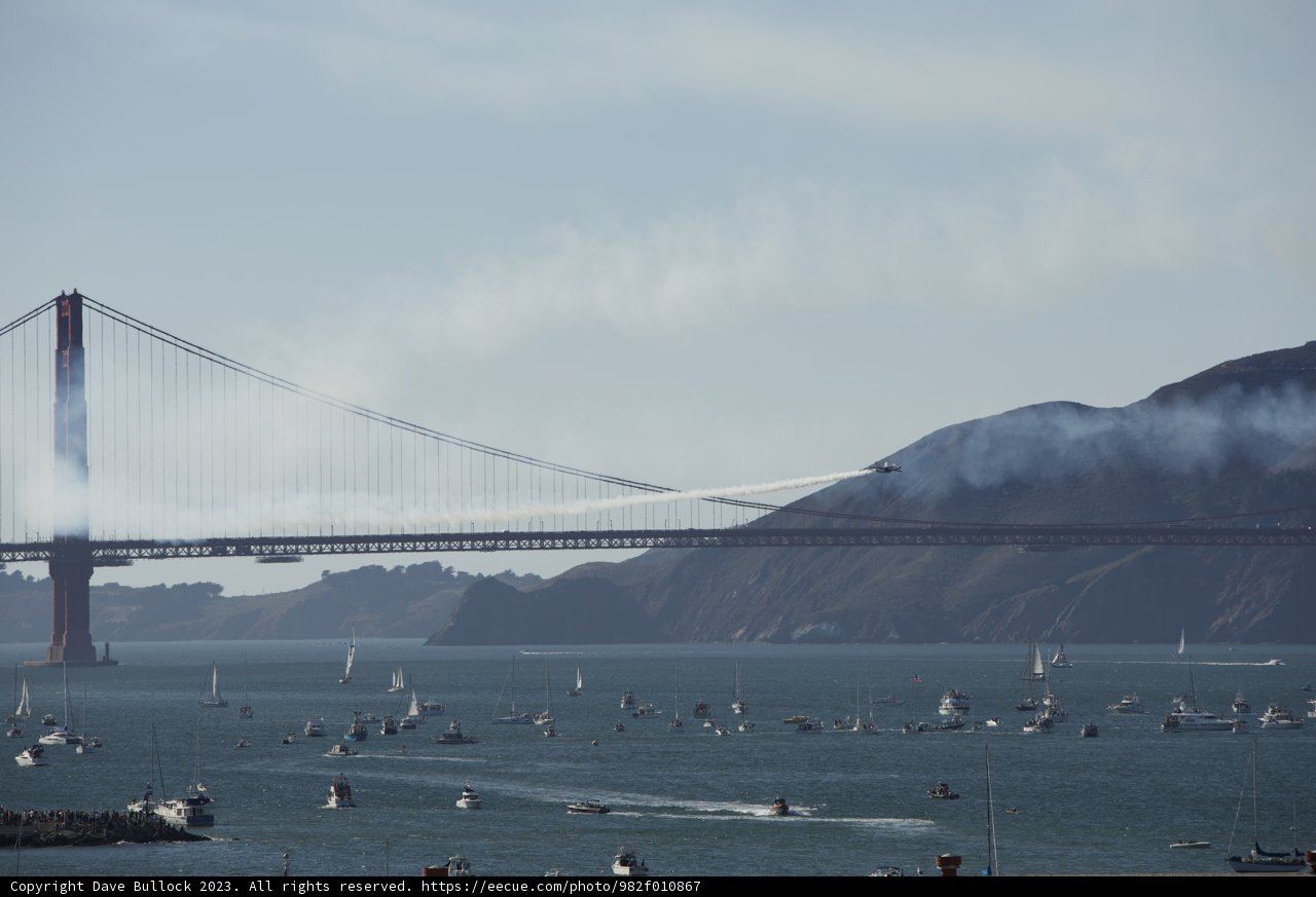 Fleet Week Spectacle Over San Francisco