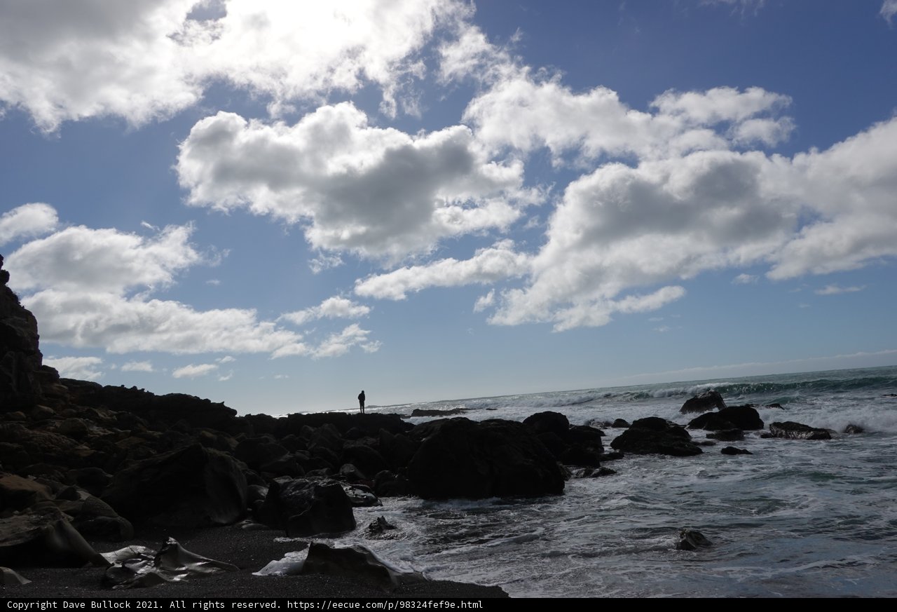 Beside the Raging Blue Ocean