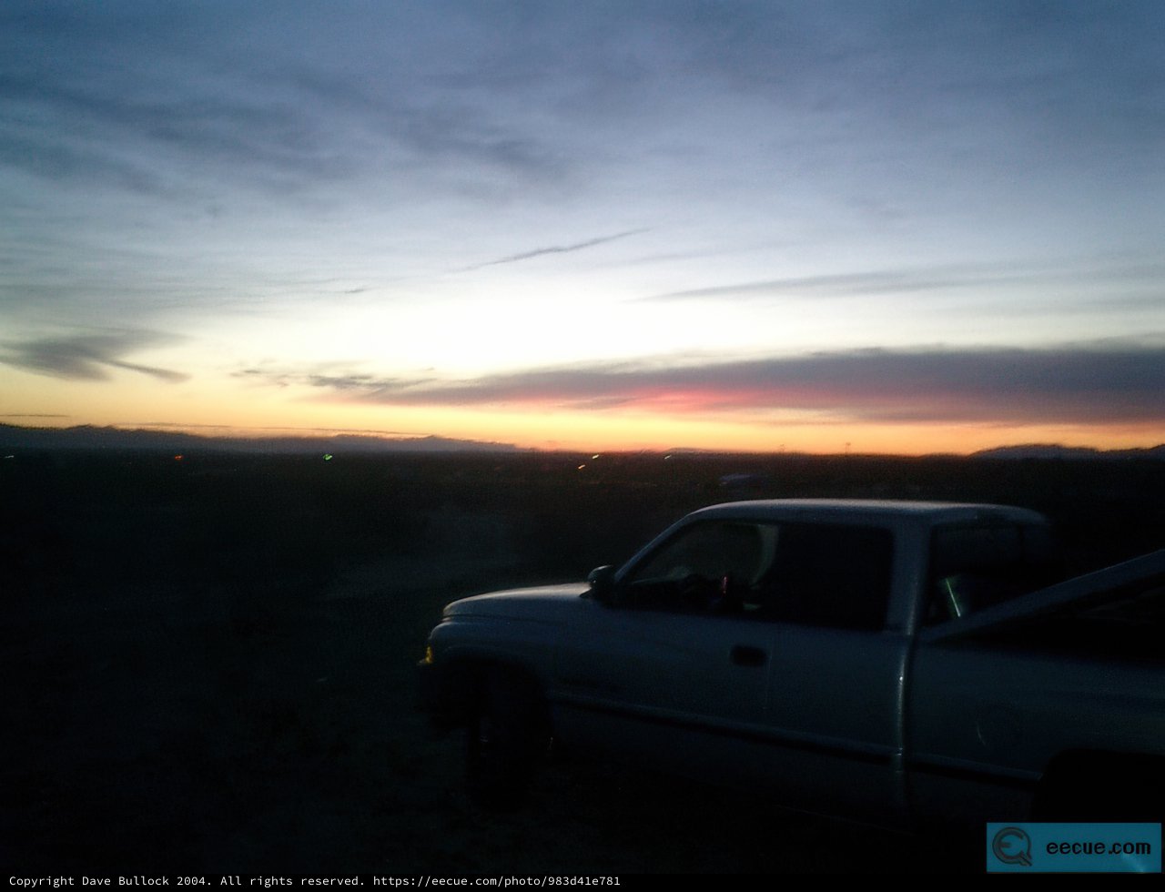 Desert Sunset Pickup