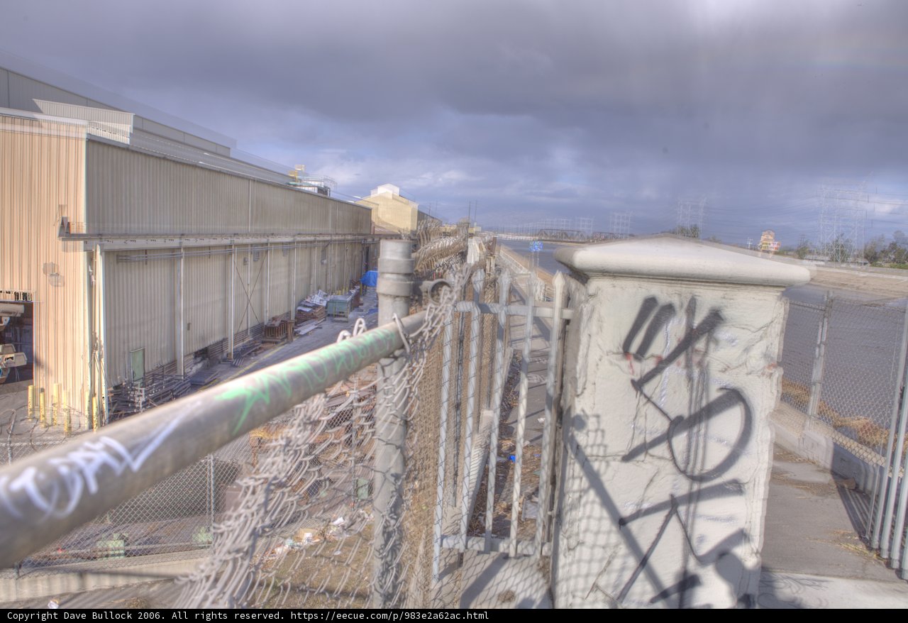 Graffiti Fence and Building