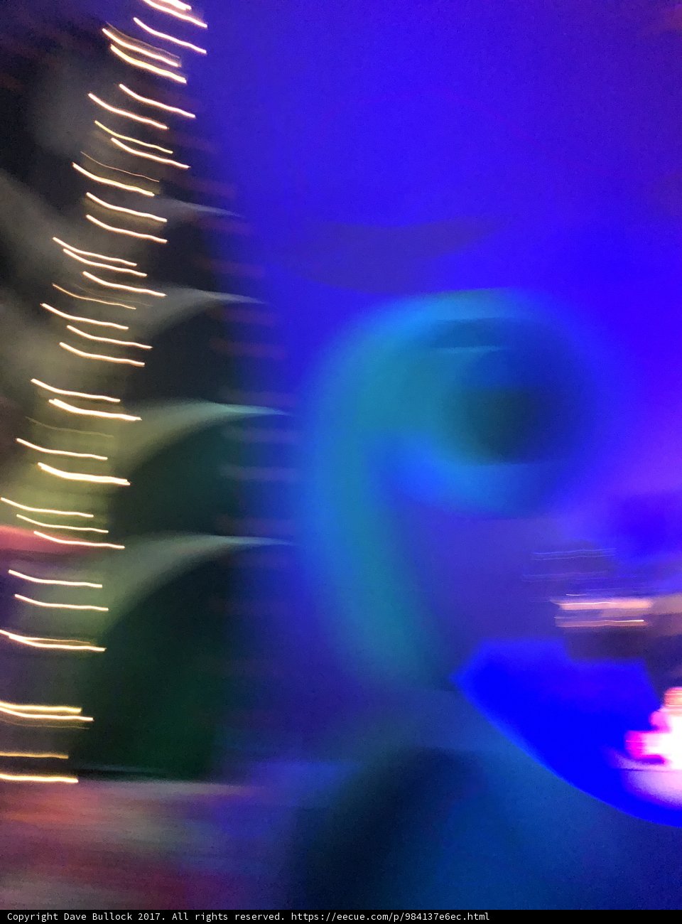 Blurred Blues and Greens