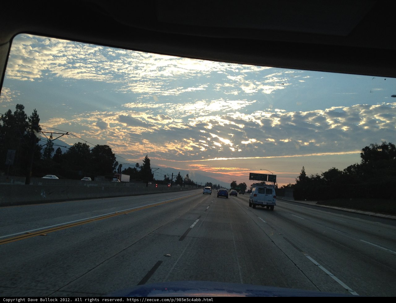 Highway Drive through the Scenic Outdoors