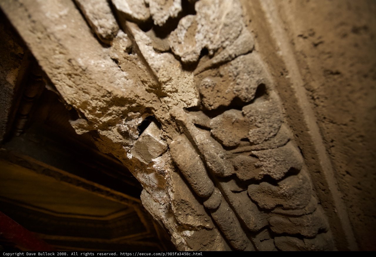 Ancient Stone Work Inside Old Building