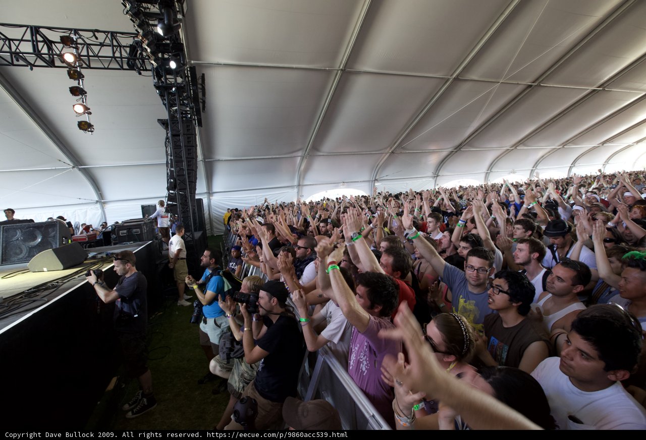 Hands Up: The Crowd at Coachella 2009