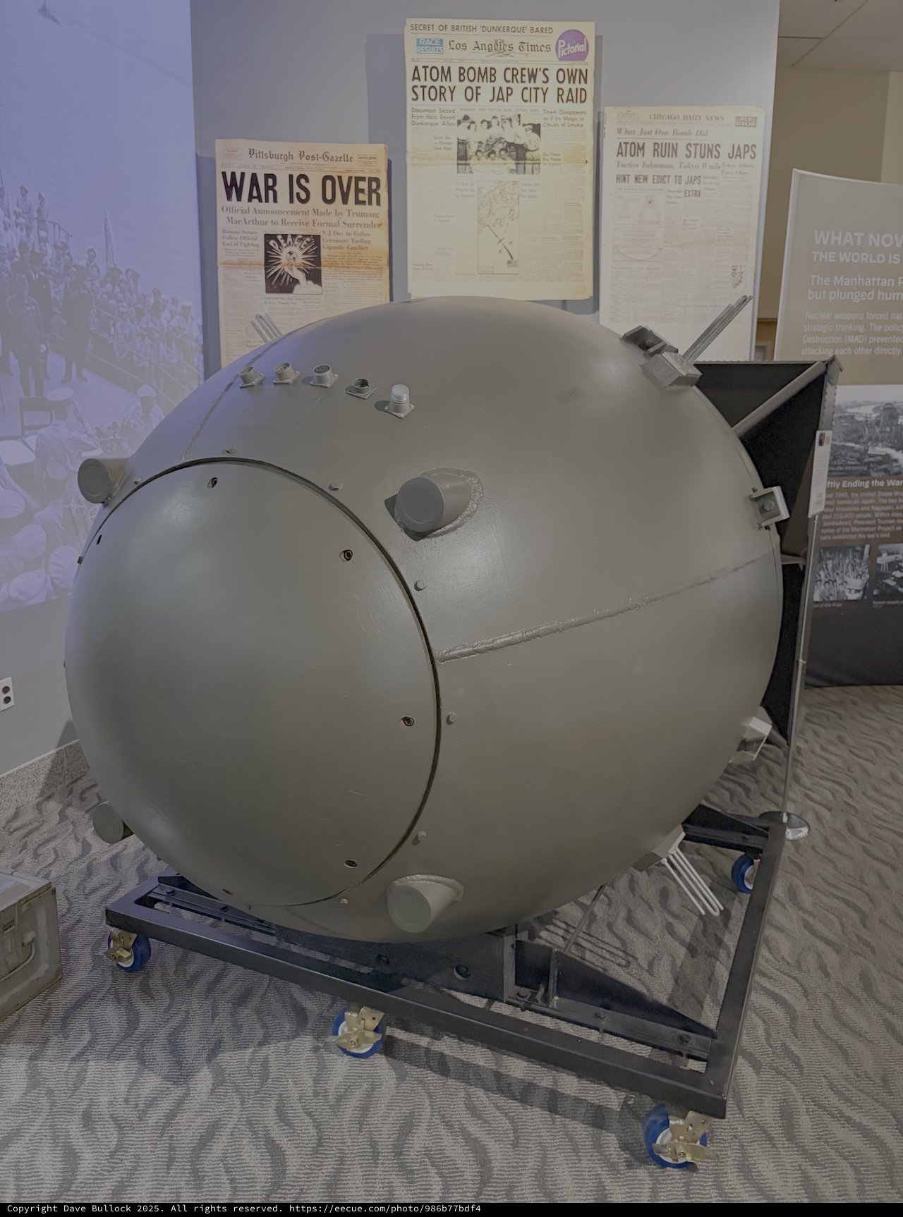 Nuclear Weapon Replica in Historical War Museum