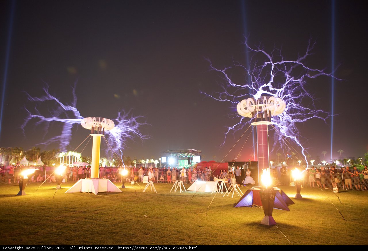 Electric Night Sky at Coachella
