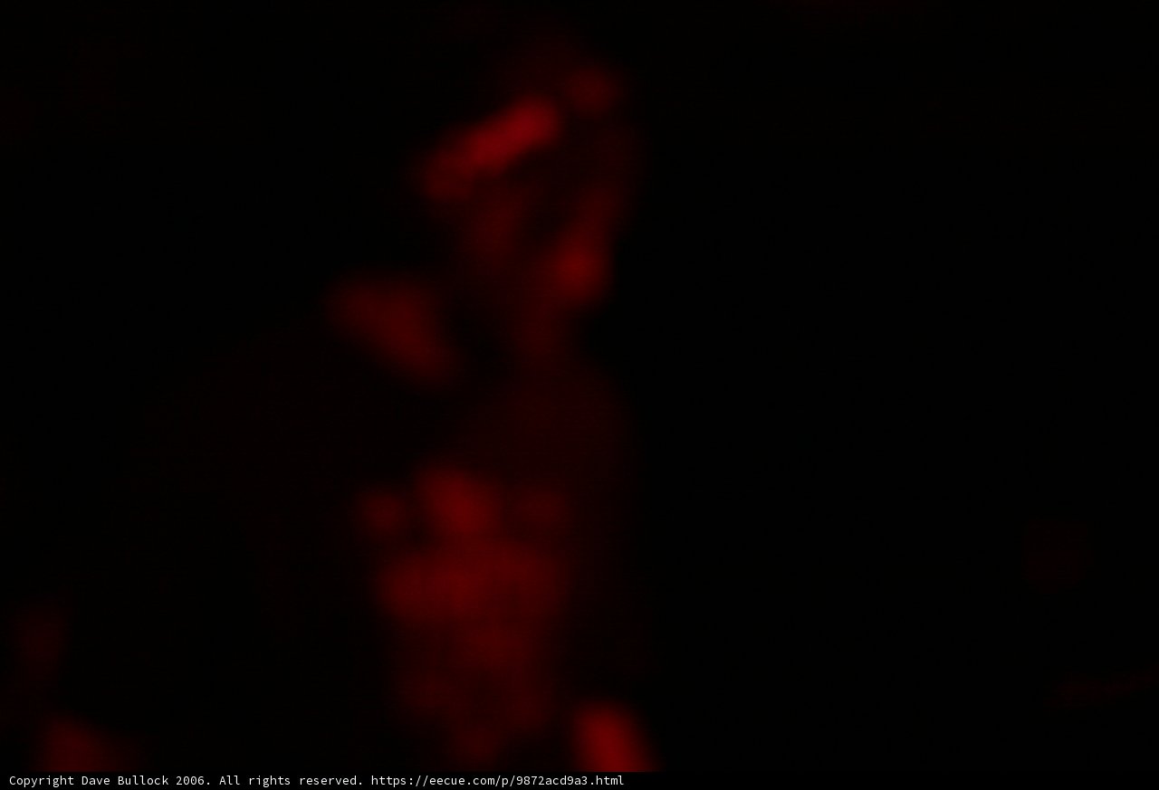 The Hooded Silhouette in the Red Dungeon