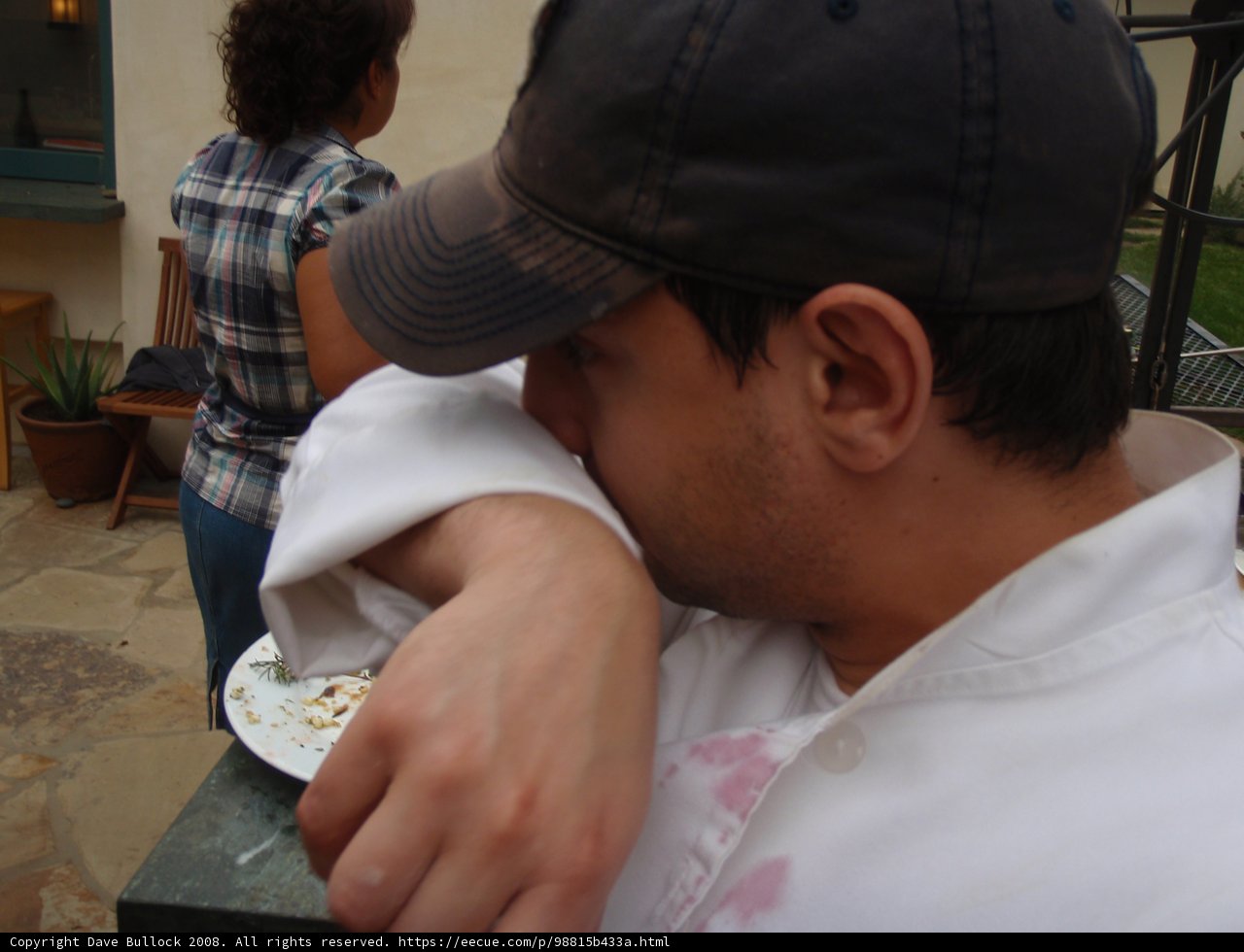 White Shirt and Baseball Cap