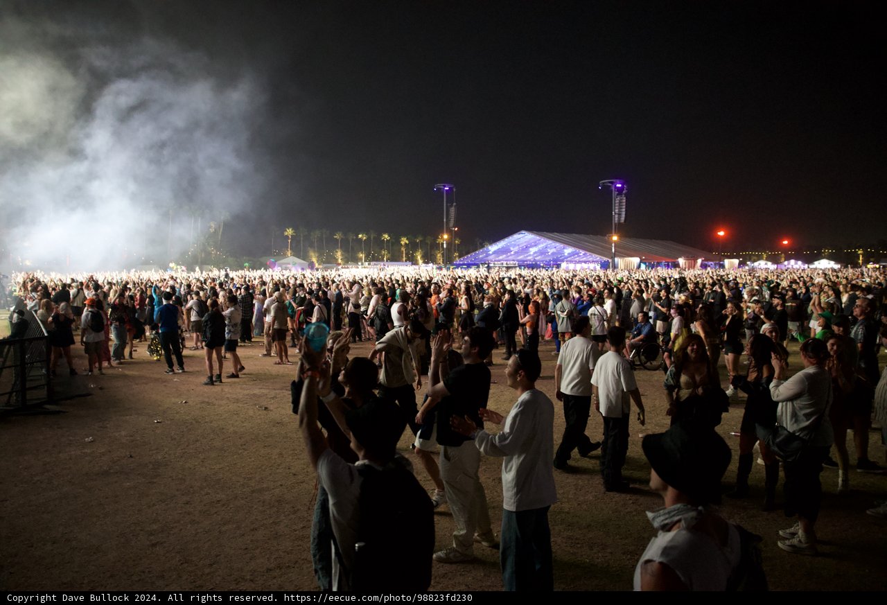 Electric Vibes: Coachella 2024 Night Scene