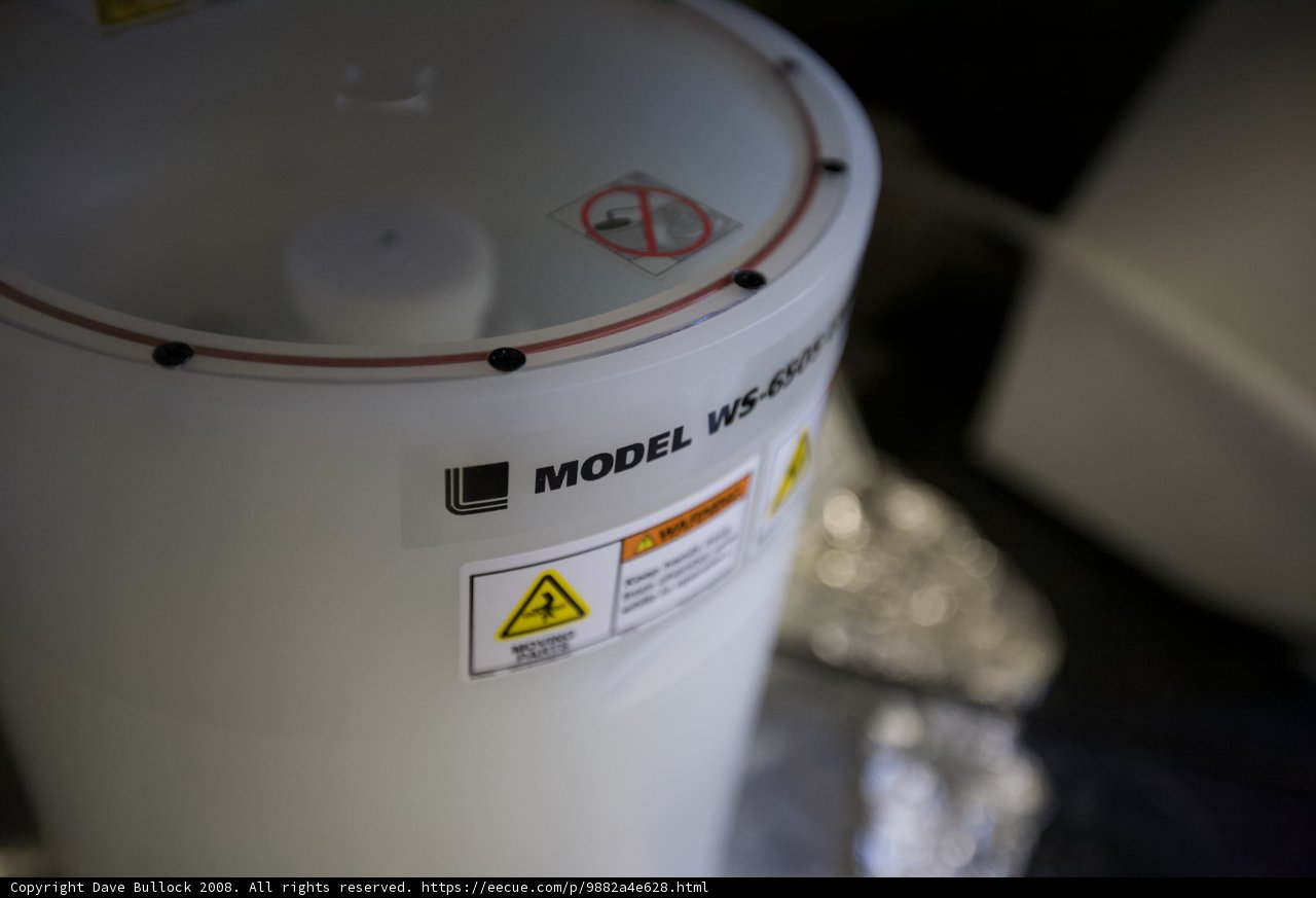 Labeled White Container
