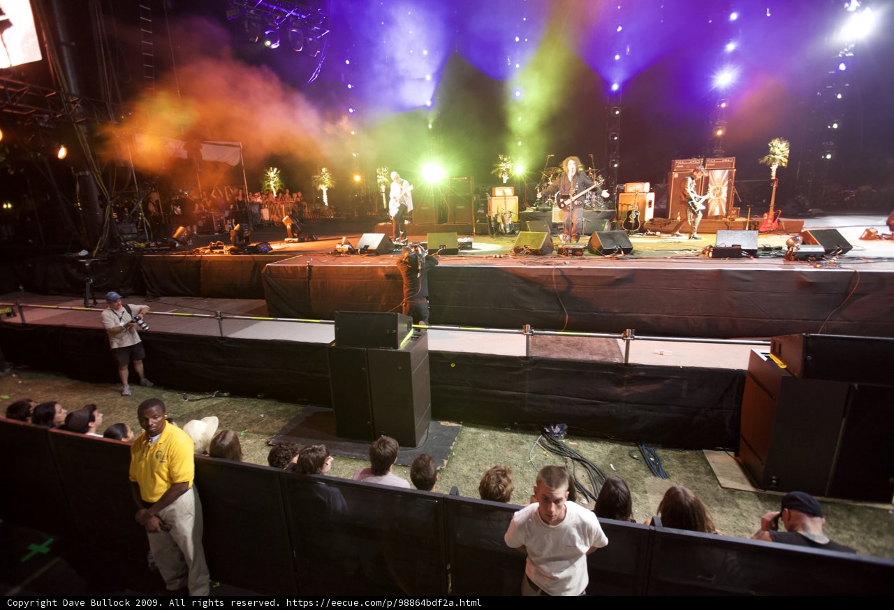 Robert Smith Rocks the Stage at Coachella 2009
