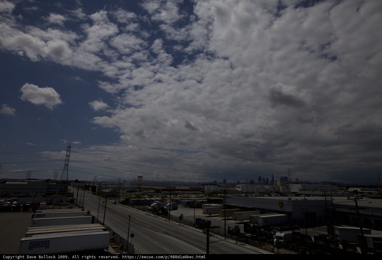 Industrial Landscape Under a Cloudy Sky