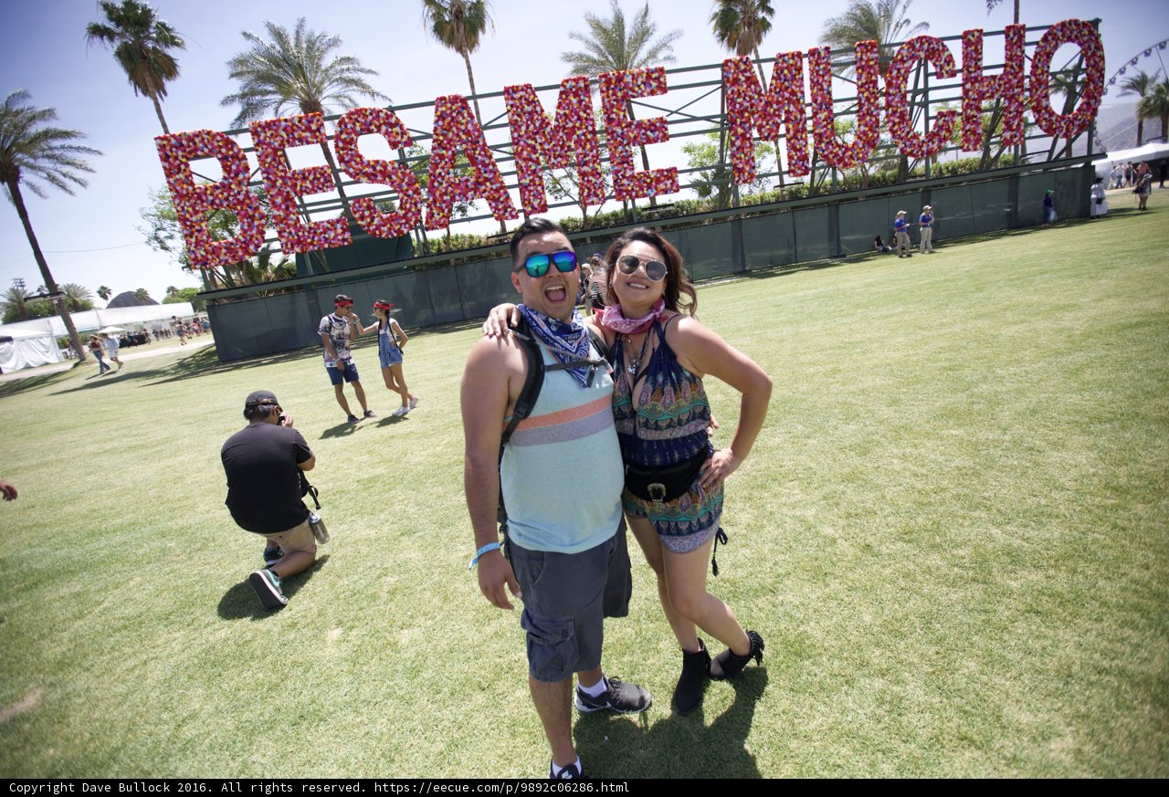 Yan Zibei enjoying the Summer vibes at Coachella