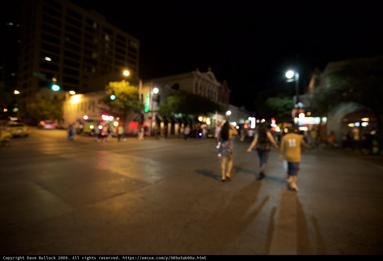 Night Walkers in the Metropolis