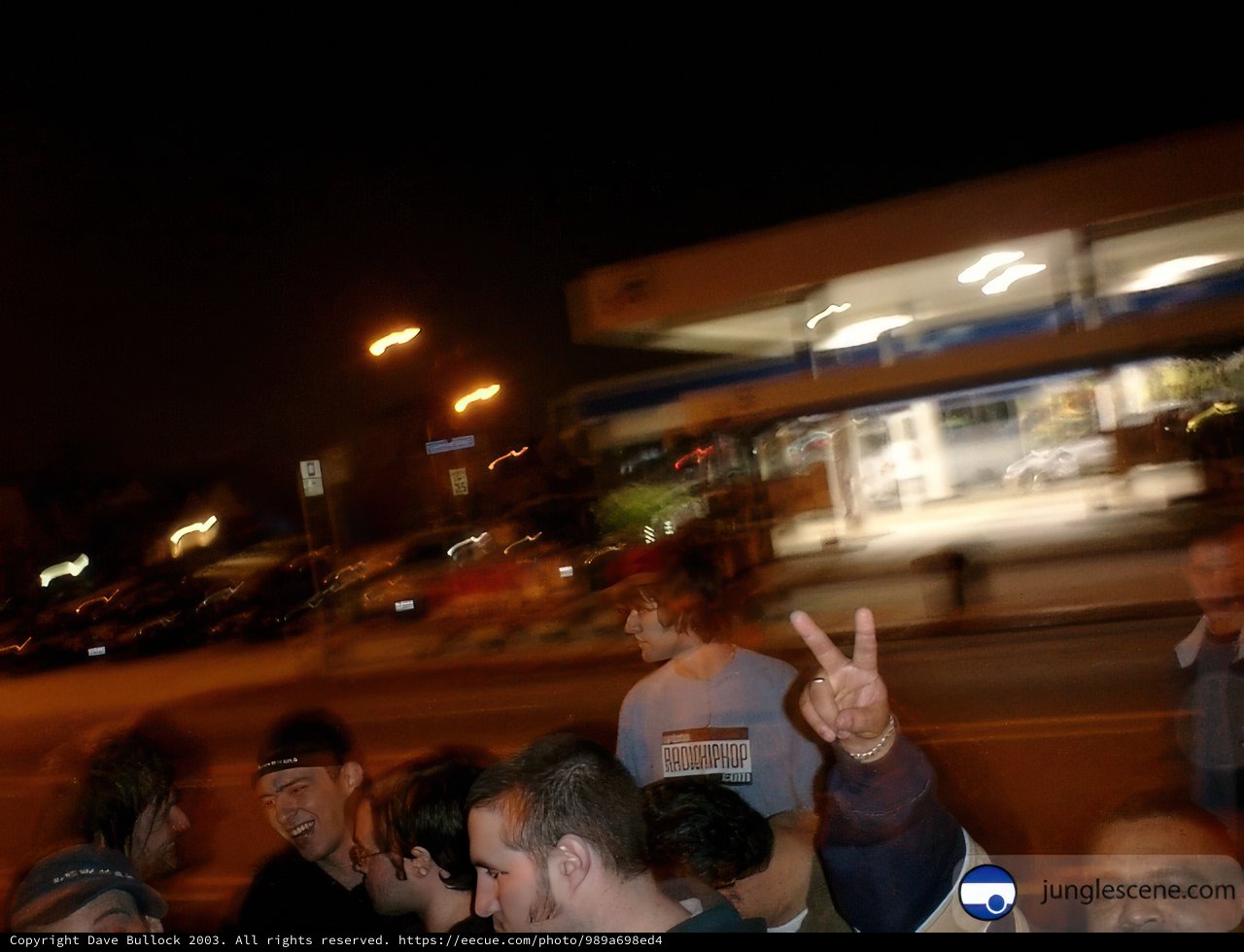 Peaceful Night Crowd
