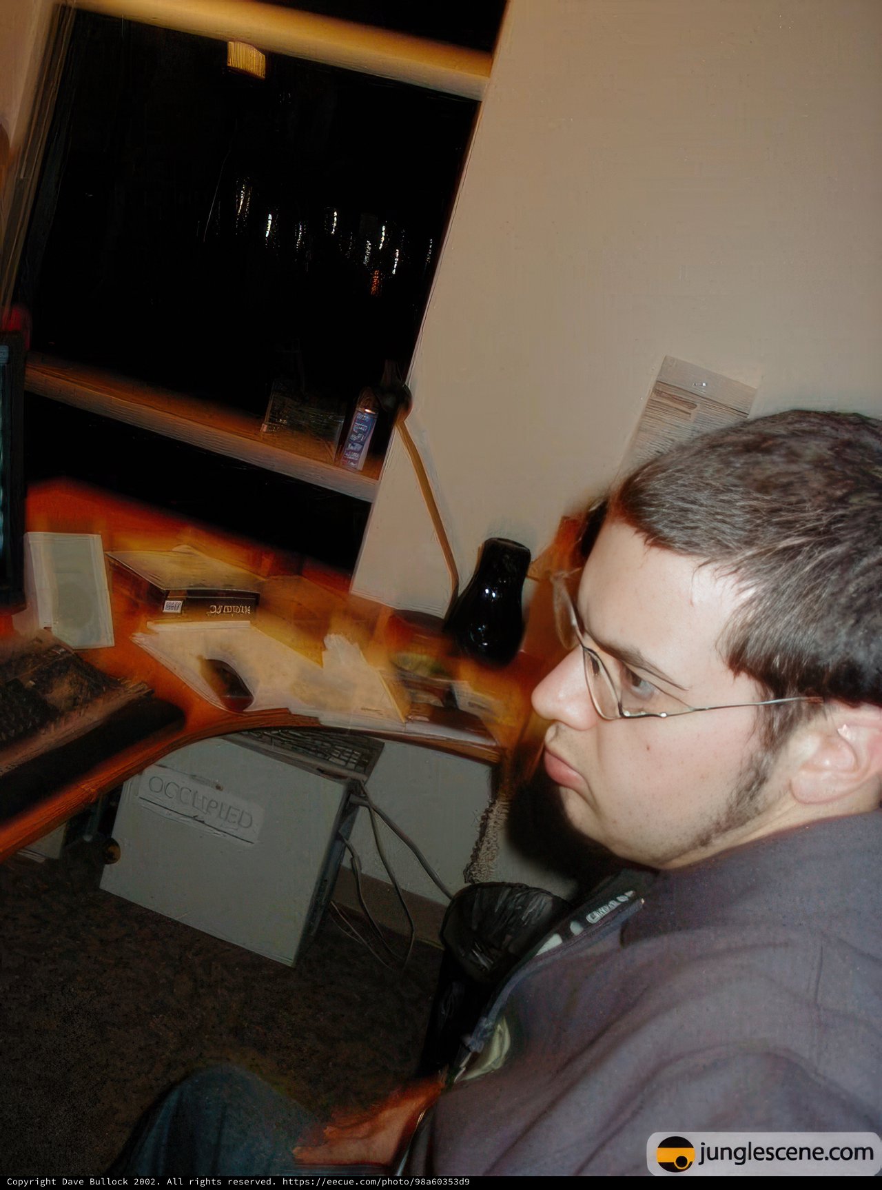 Dave B at his Desk