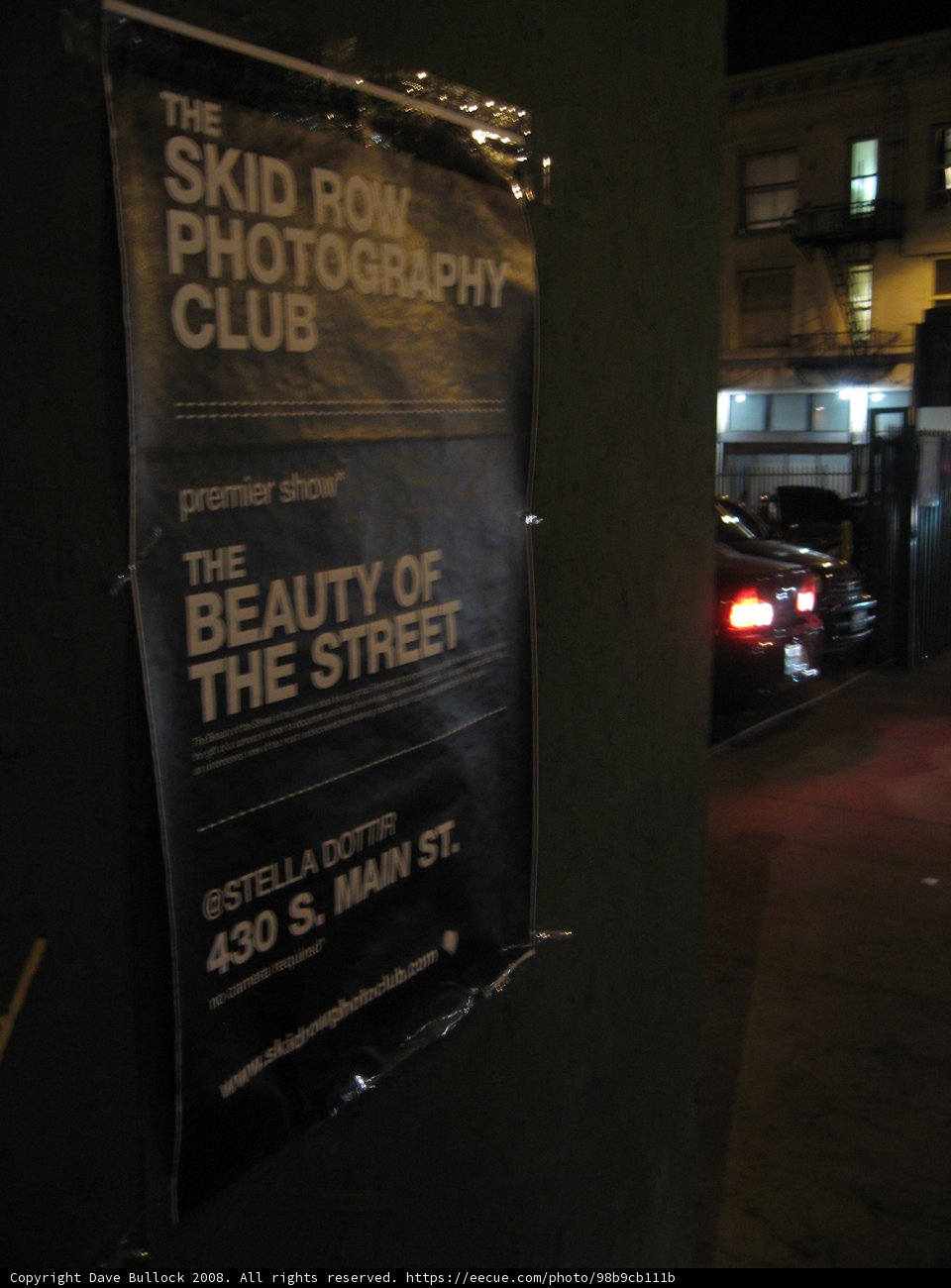Beauty Shop Club Advertisement Poster