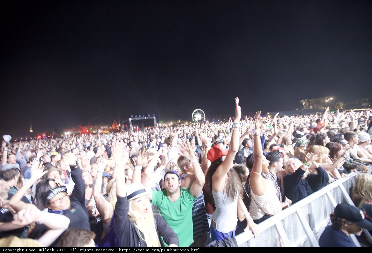 Hands Up in the Desert Night
