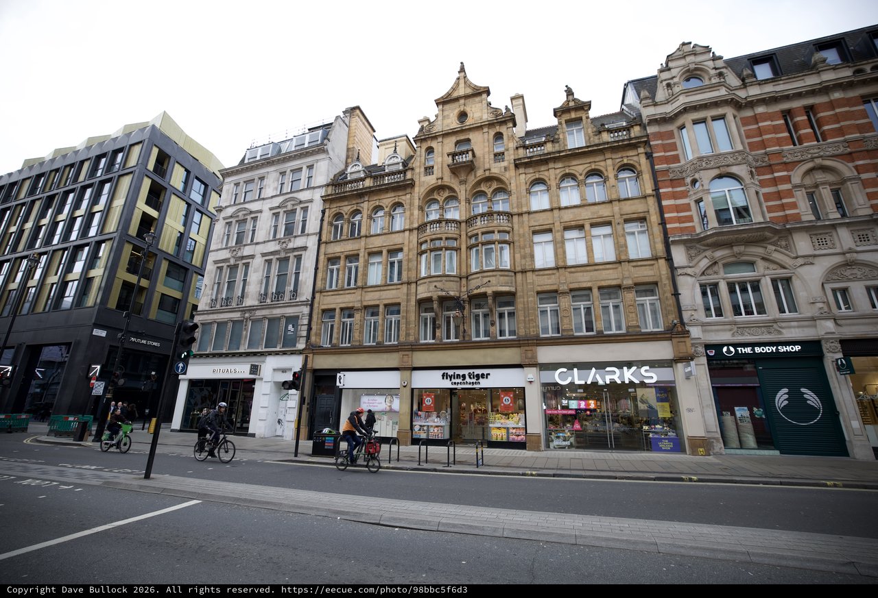 Historic Architecture Along London High Street