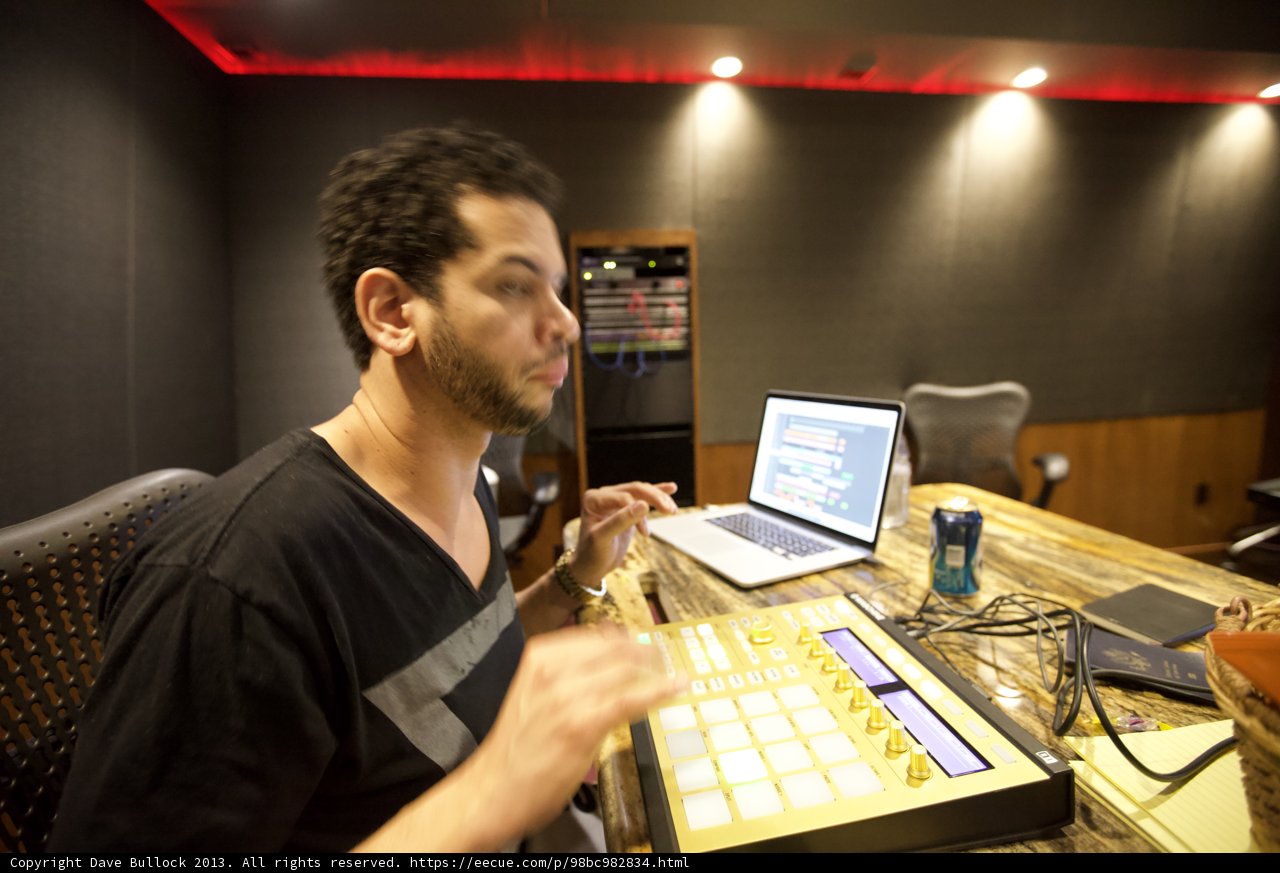 Marc Kinchen in the Recording Studio