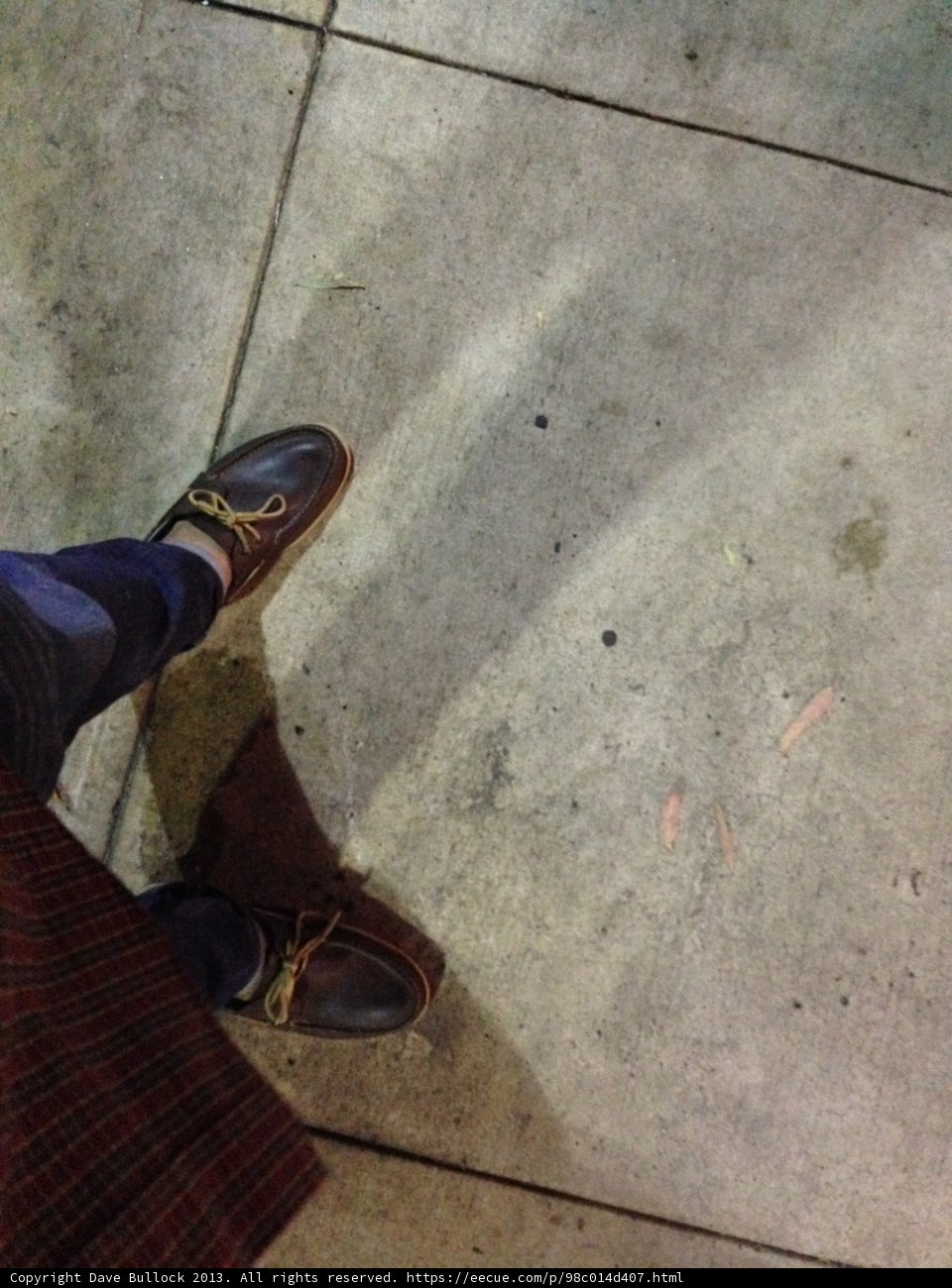 Stylish Footwear on the Irvine Sidewalk