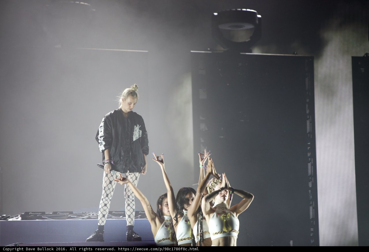 MØ rocking the stage at Coachella