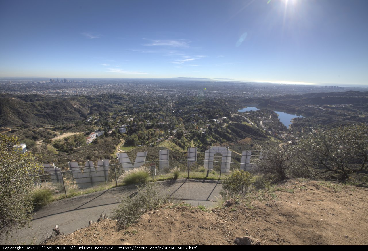 Hollywood Sign Trail View