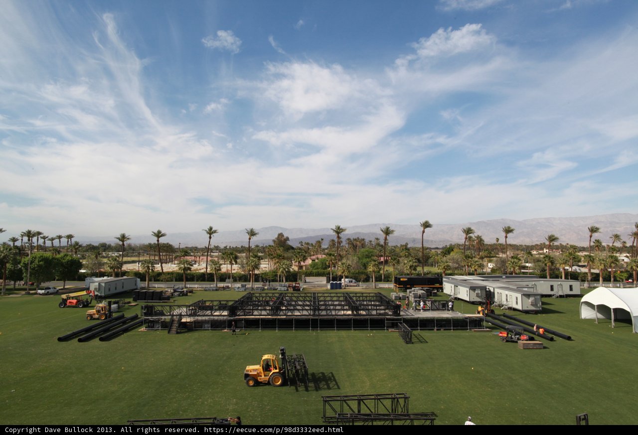 Coachella Stage in the Vast Field