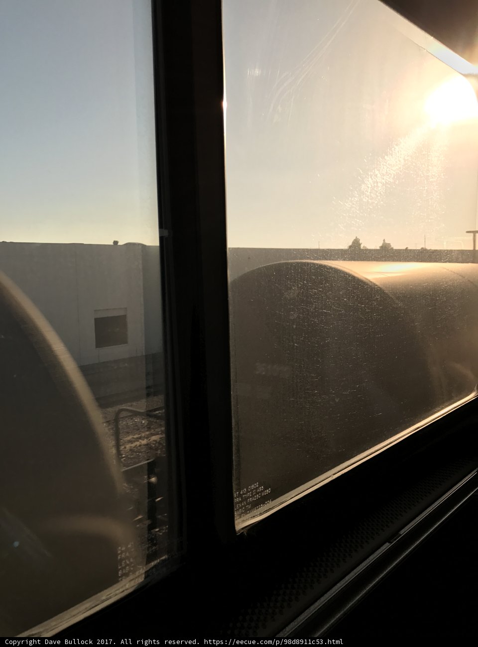 Sun-kissed Train Travel