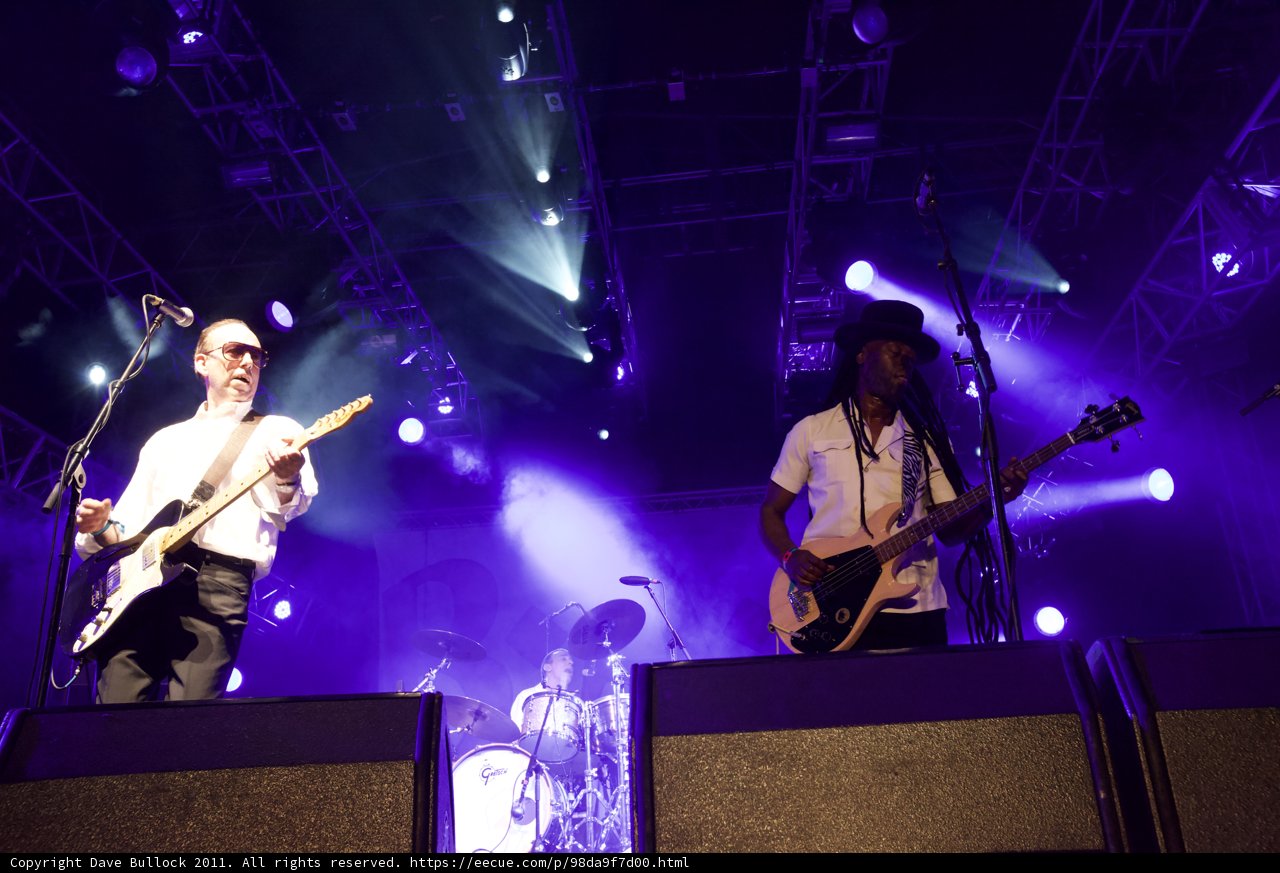 Mick Jones on Stage with The Strokes at the O2 Arena