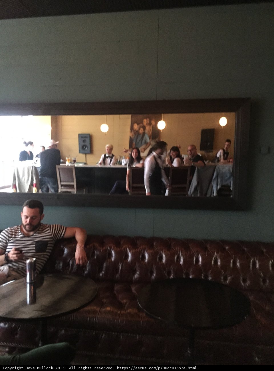 Tbilisi Bar Scene Reflection