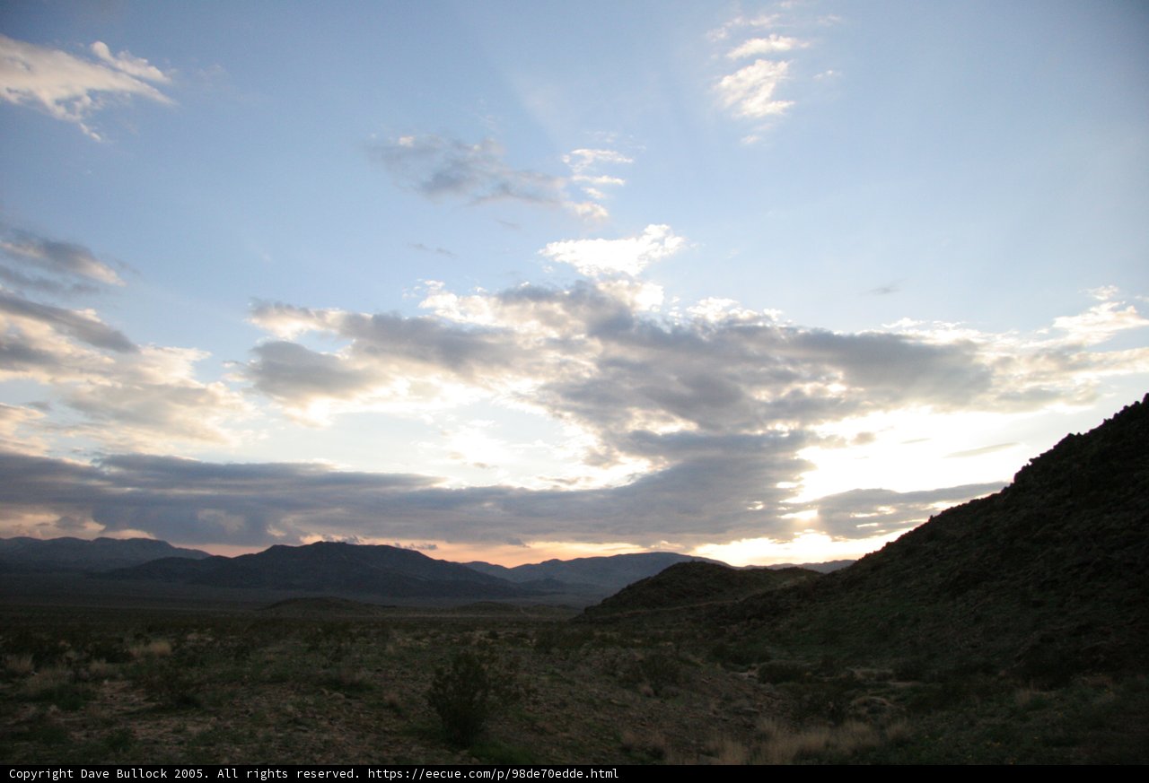 Majestic Sunset over Desert Plateau