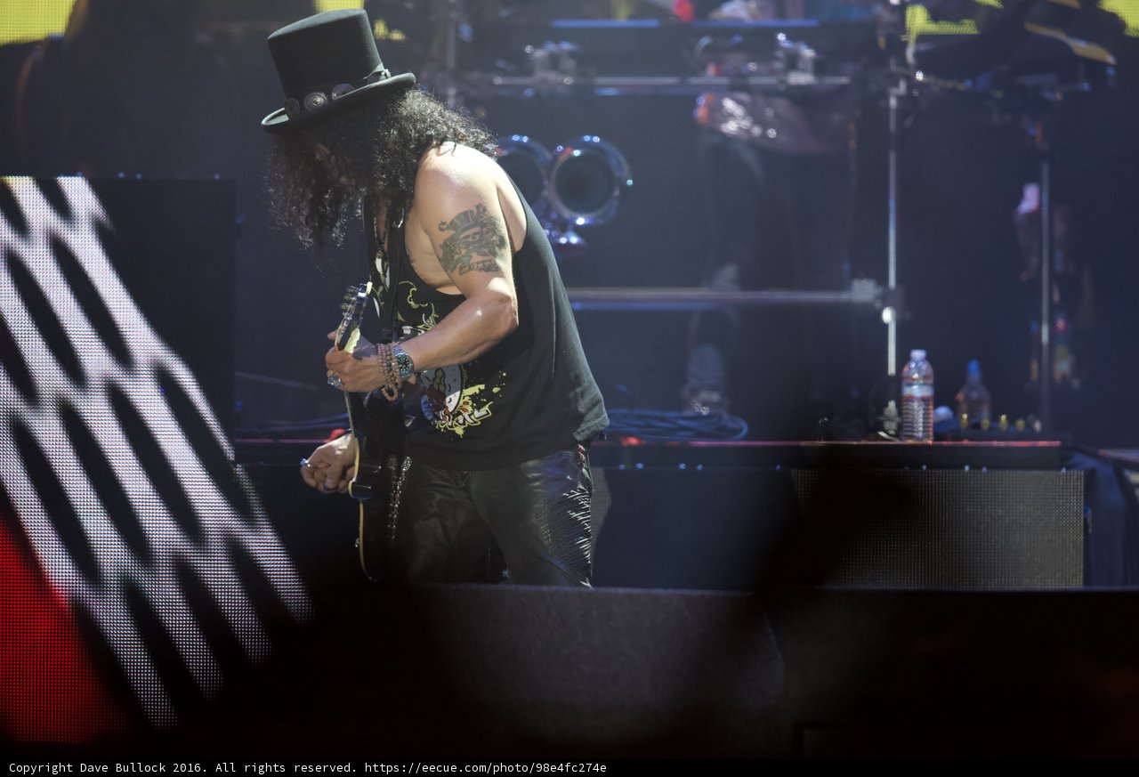 Slash Rocks the Crowd at Rock on the Range Festival