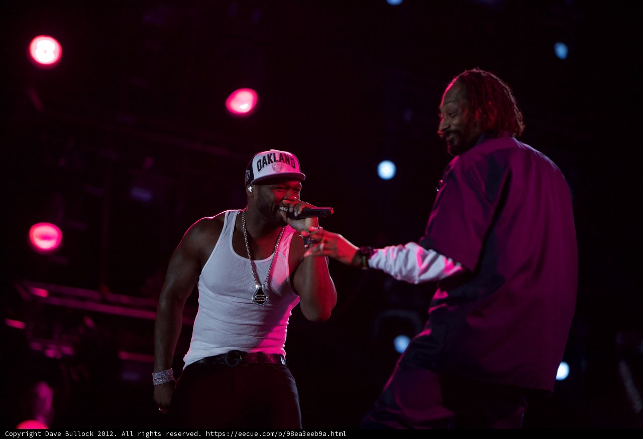 Snoop Dogg and 50 Cent take the stage at Coachella 2012