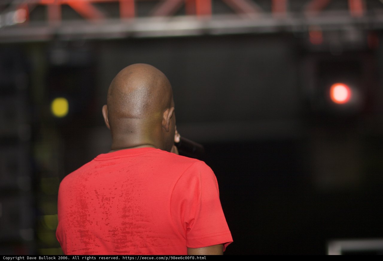 Red Shirt Man Takes Center Stage