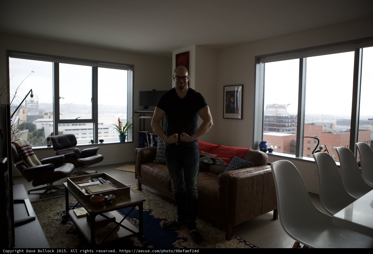 Casual Pose in the Living Room