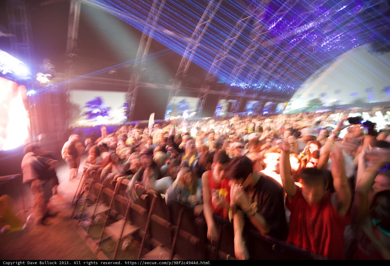 Blurry Crowd at Coachella