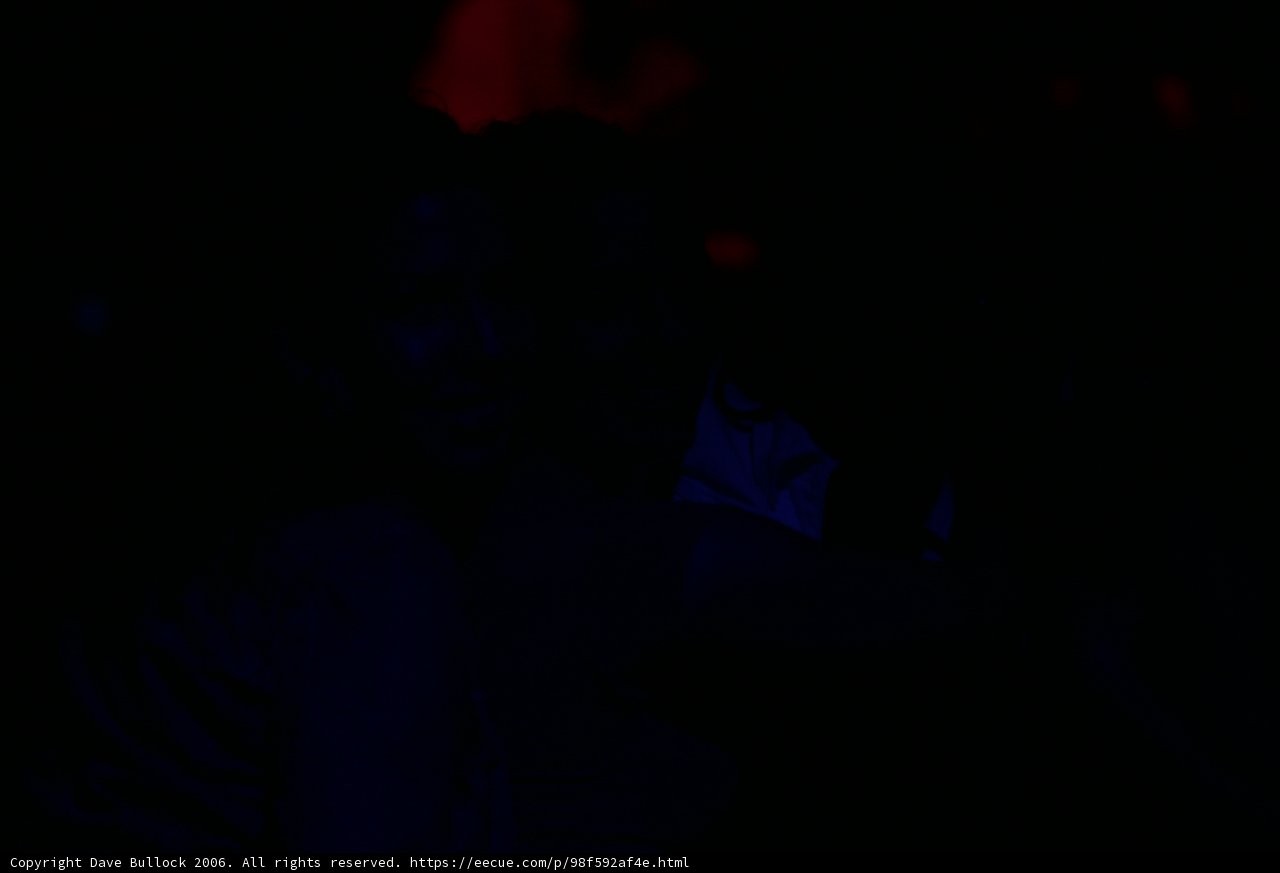 Red-Lit Night Club Scene