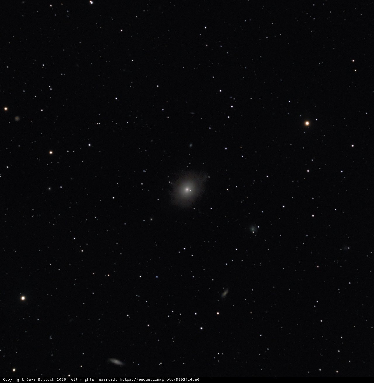 M49 - Elliptical Galaxy in Virgo Cluster with SHO Narrowband Imaging