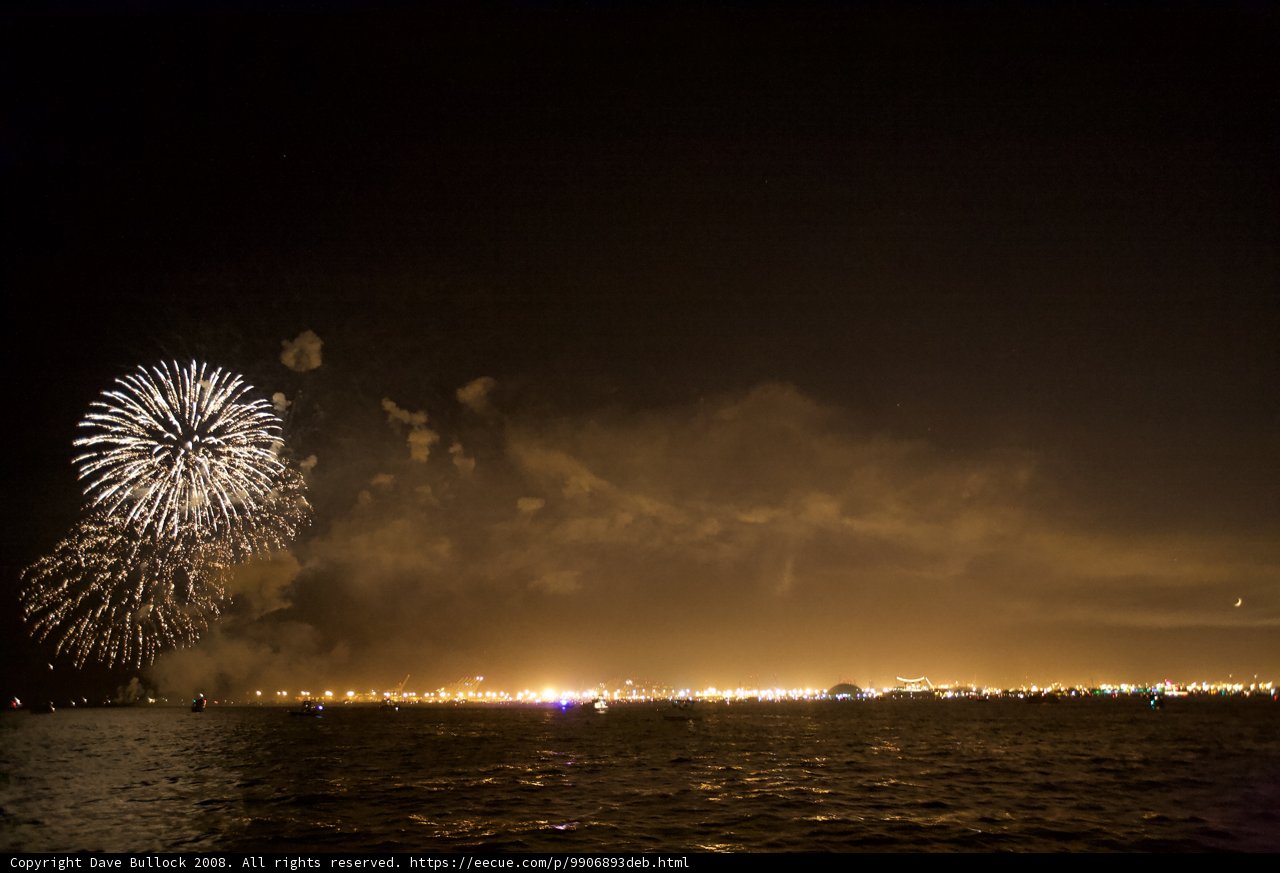 Sparkling Night over the Bay
