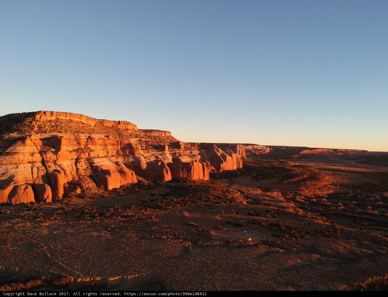 Red Rock Plateau Sunset