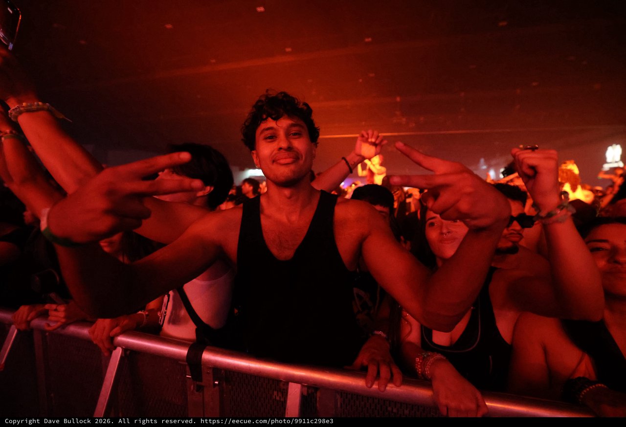 Euphoric Fan at the Barricade, Wobbleland 2026