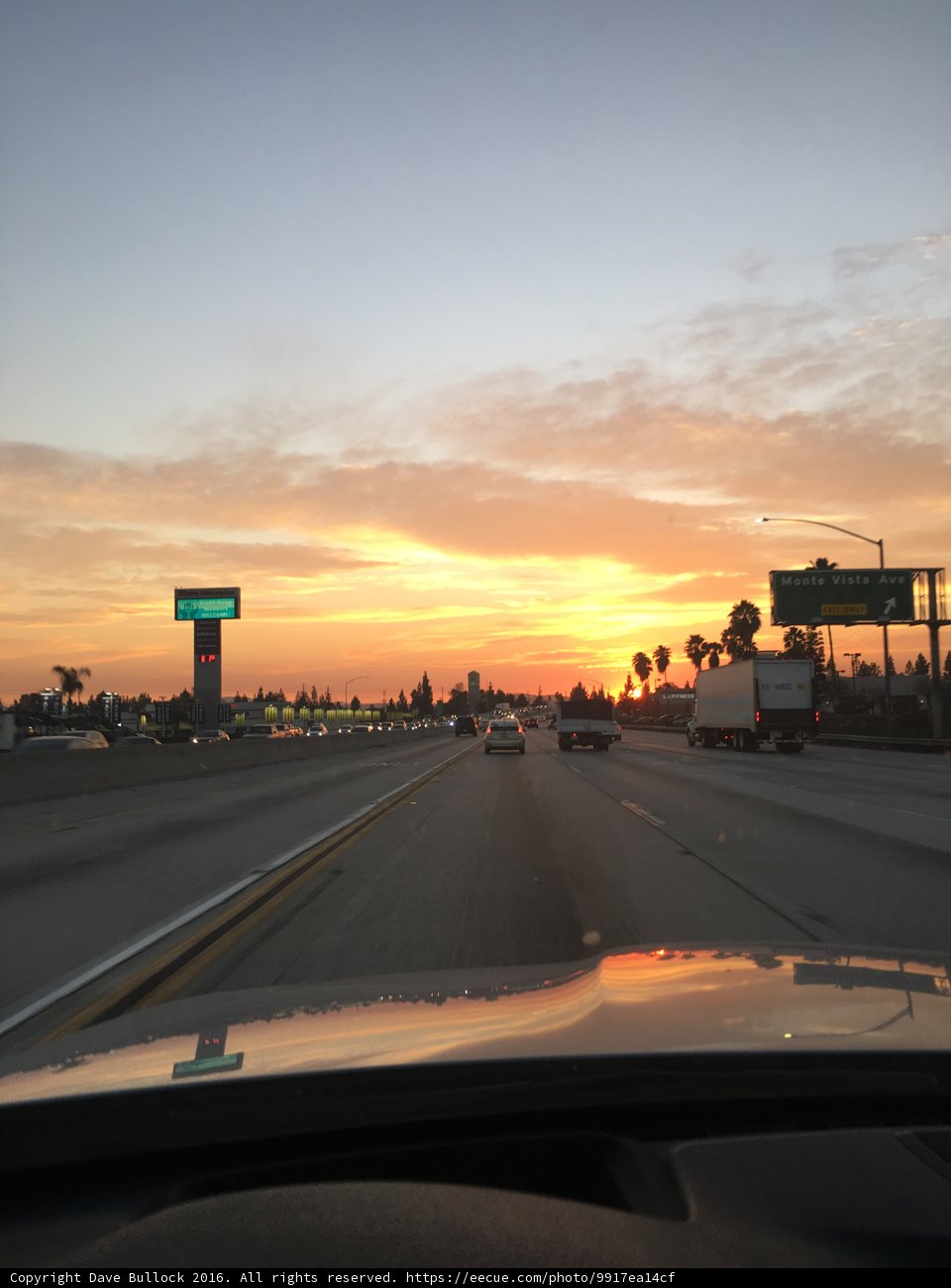 Sunset on the Freeway