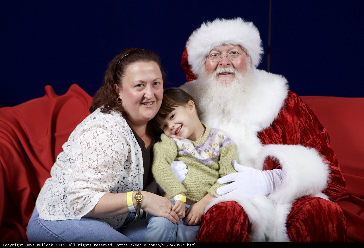 A Festive Family Moment with Santa
