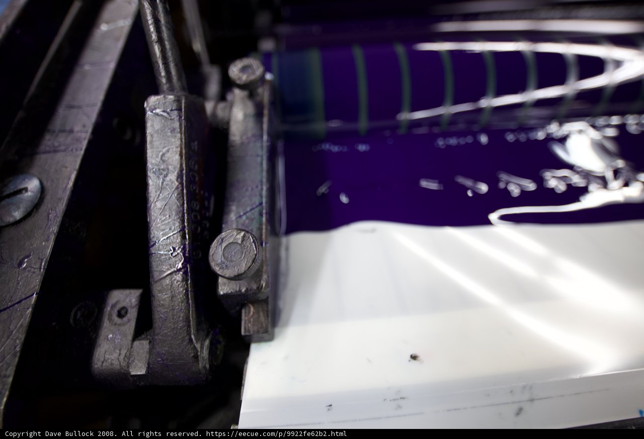 Purple Ink Printing Machine