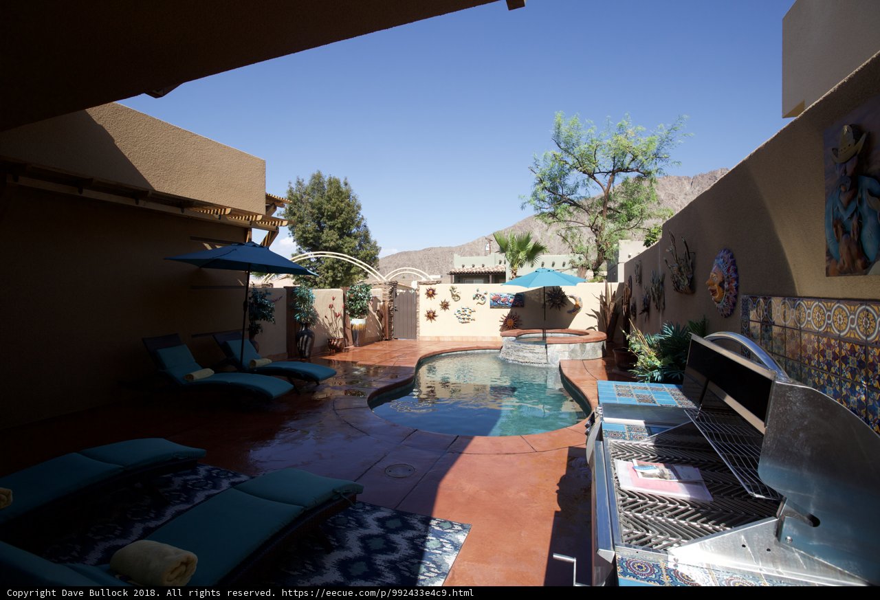 Relaxing in our Outdoor Oasis