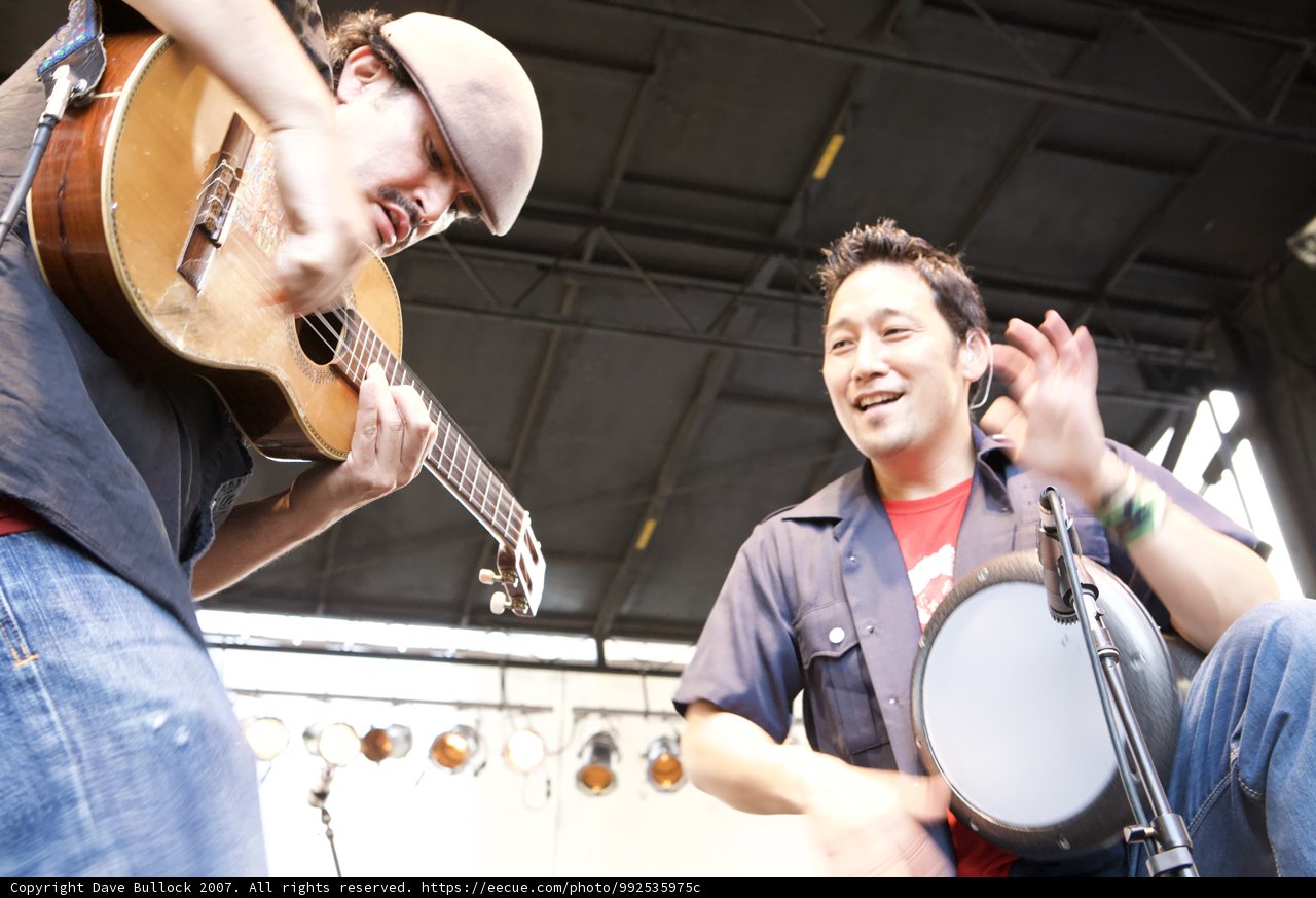 Musical Duo Rocking the Stage