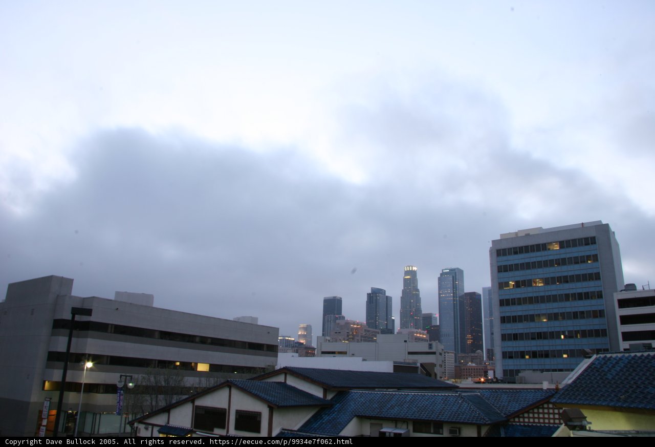 Metropolis under a Cloudy Sky