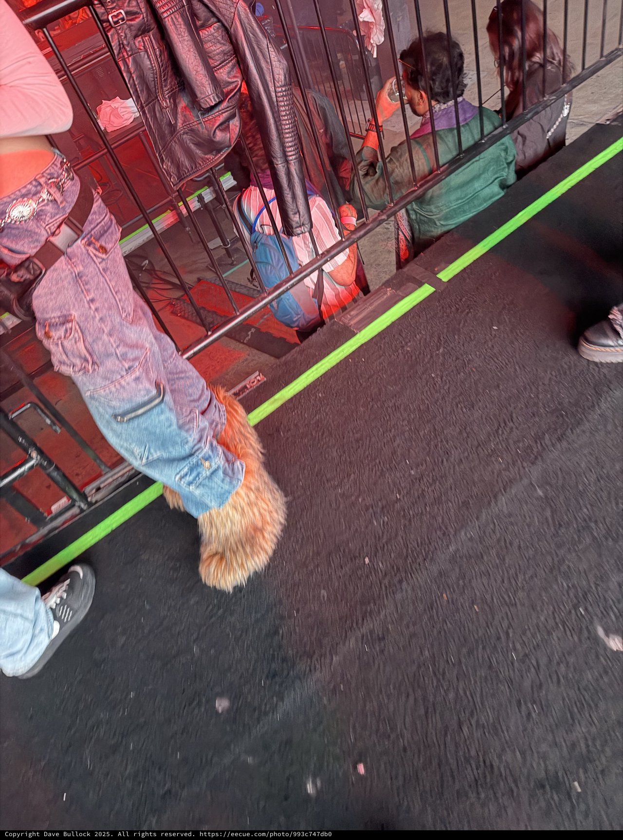 Colorful Rave Fashion at Electronic Music Event